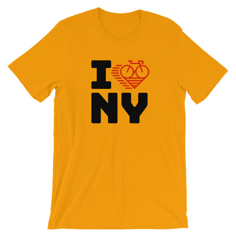 I LOVE CYCLING NEW YORK - Short-Sleeve Unisex T-Shirt