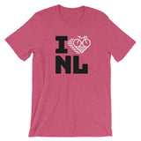 I LOVE CYCLING THE NETHERLANDS - Short-Sleeve Unisex T-Shirt