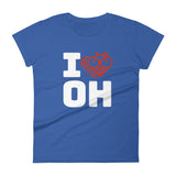 I LOVE CYCLING OHIO - Women's short sleeve t-shirt