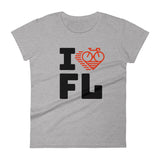 I LOVE CYCLING FLORIDA - Women's short sleeve t-shirt