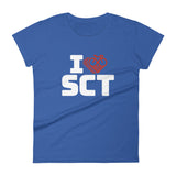 I LOVE CYCLING SCOTLAND - Women's short sleeve t-shirt