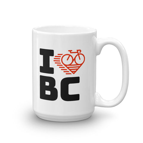 I LOVE CYCLING BRITISH COLUMBIA - Mug