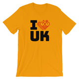 I LOVE CYCLING THE UNITED KINGDOM - Short-Sleeve Unisex T-Shirt