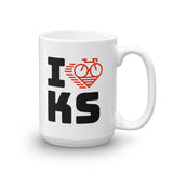 I LOVE CYCLING KANSAS - Mug