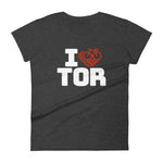 I LOVE CYCLING TORONTO - Women's short sleeve t-shirt