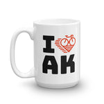 I LOVE CYCLING ALASKA - Mug